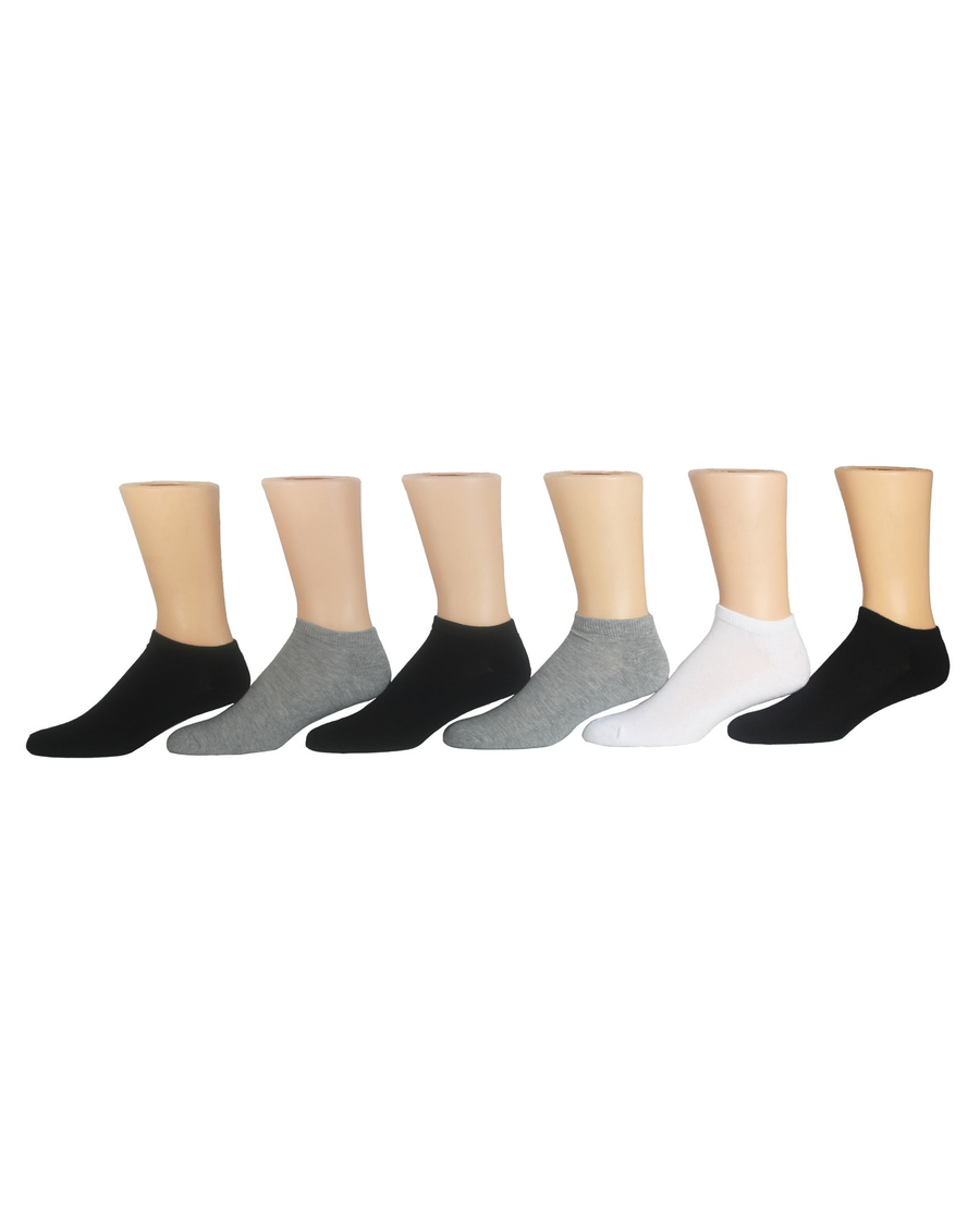 (image for) Amazing 1/2 Cushion Low Cut Socks, 6 Pack